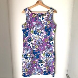 Vintage Courtenay Stretch Women’s 8 Petite Sleeveless Dress Hippie 60s Mod Retro